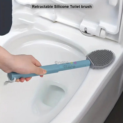 Retractable Silicone Toilet Brush